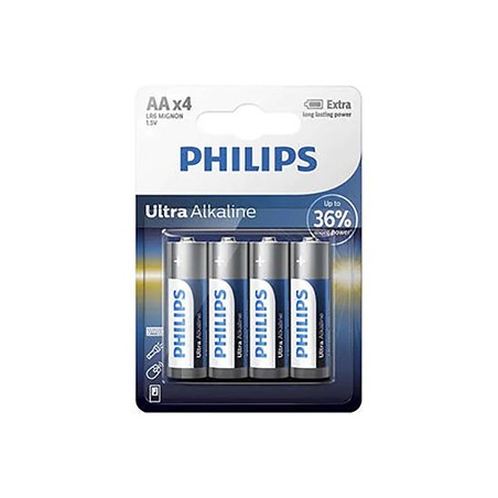 PHILIPS ULTRA Jednorazowa alkaliczna baterie AA, 4-pack