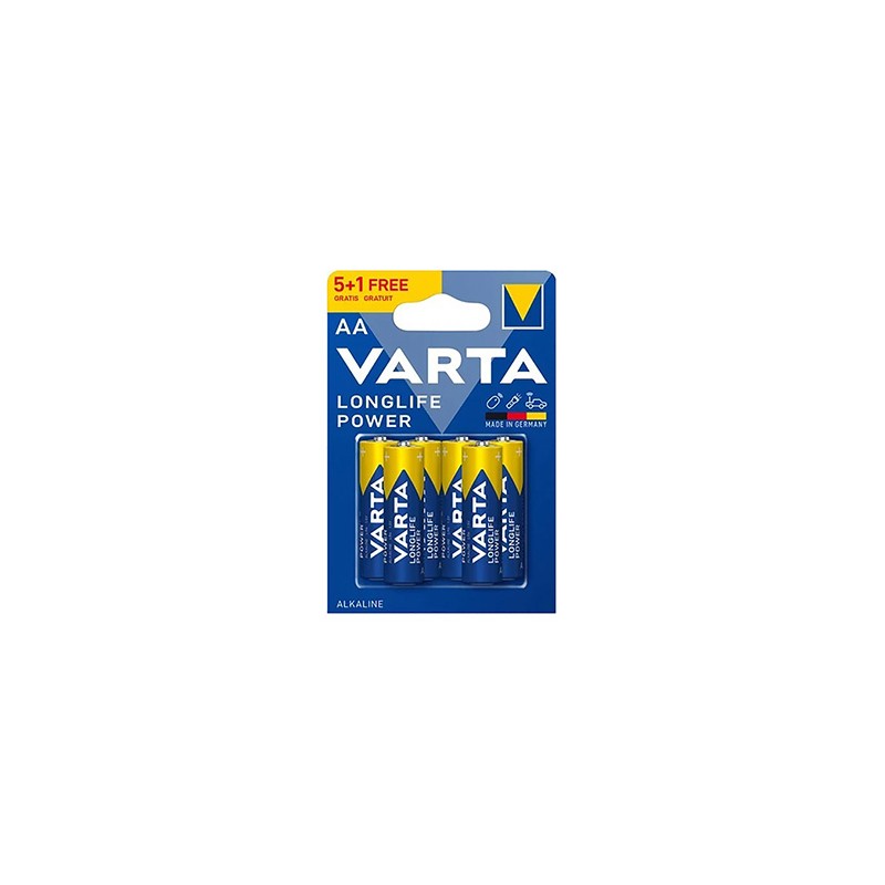 Varta Jednorazowa alkaliczna baterie AA, 6-pack