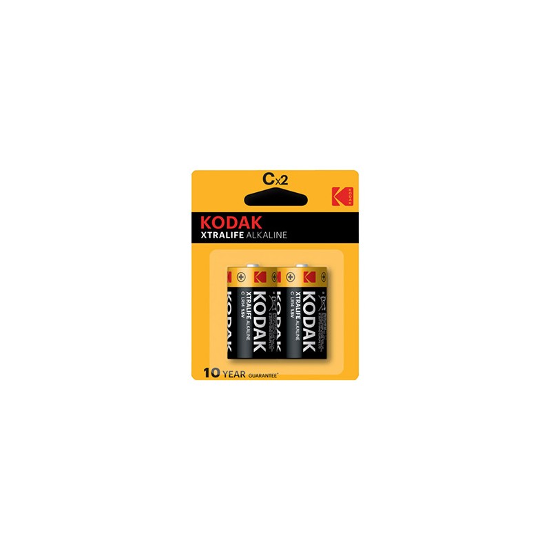 Kodak XTRALIFE Jednorazowa alkaliczna baterie LR14, 2-pack
