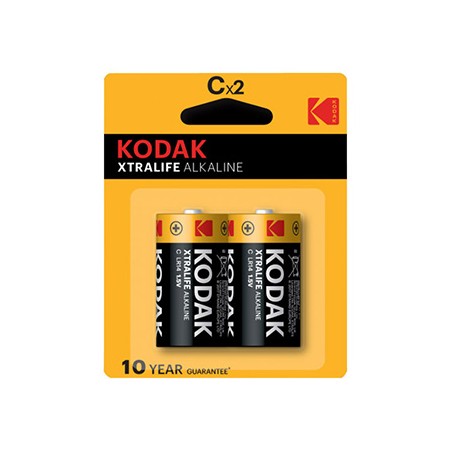 Kodak XTRALIFE Jednorazowa alkaliczna baterie LR14, 2-pack