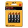 Kodak XTRALIFE Jednorazowa alkaliczna baterie AA, 4-pack