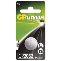 GP Jednorazowa litowa baterie CR2032, 1-pack