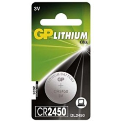 GP Jednorazowa litowa baterie CR2450, 1-pack