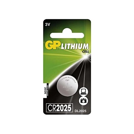 GP Jednorazowa litowa baterie CR2025, 1-pack