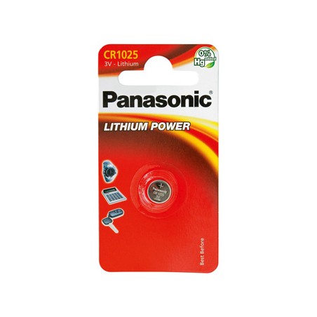 Panasonic Jednorazowa litowa baterie CR1025, 1-pack