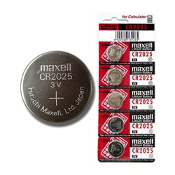 Maxell Jednorazowa litowa baterie CR2025, 5-pack