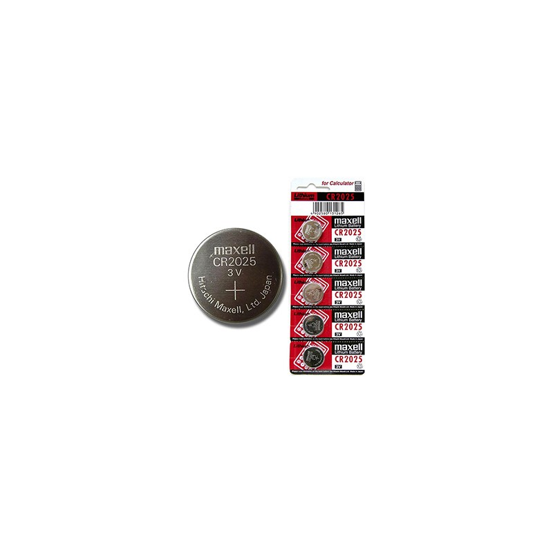 Maxell Jednorazowa litowa baterie CR2025, 5-pack