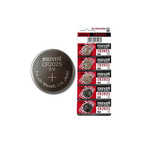 Maxell Jednorazowa litowa baterie CR2025, 5-pack