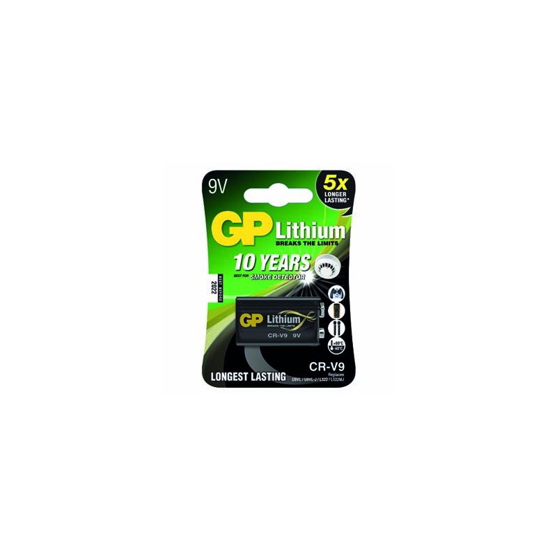GP Jednorazowa litowa baterie 9V, 1-pack