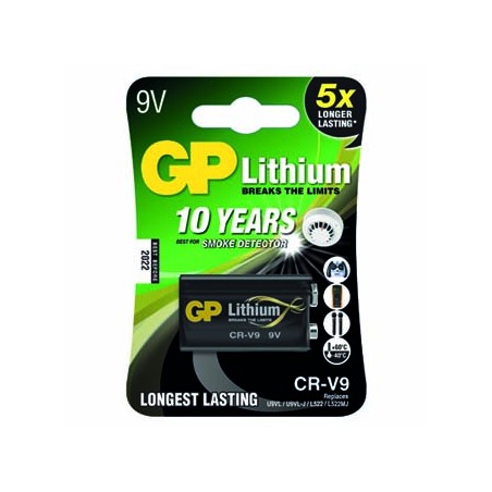 GP Jednorazowa litowa baterie 9V, 1-pack