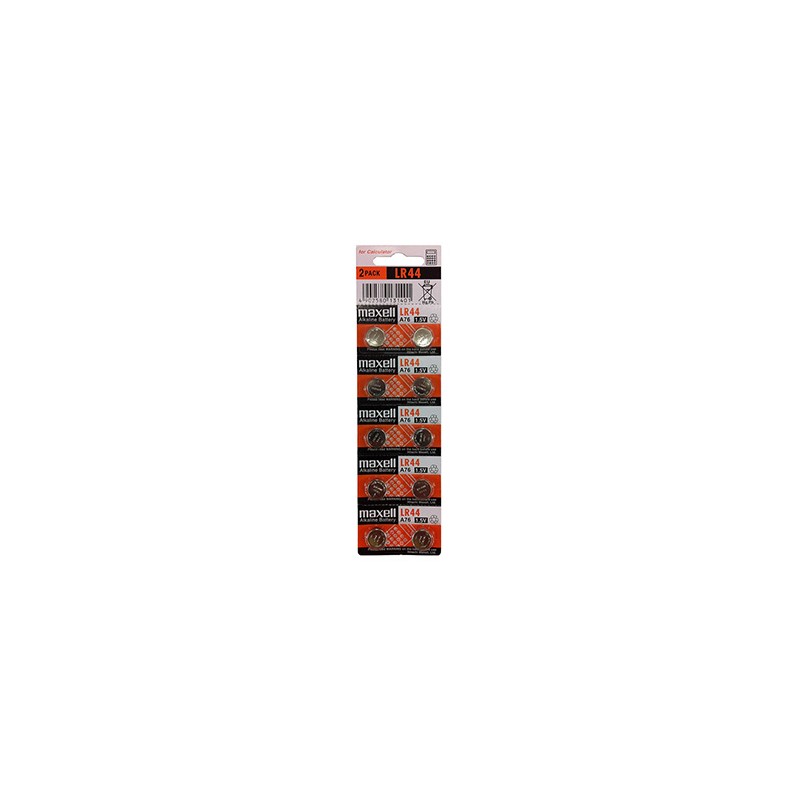 Maxell Jednorazowa alkaliczna baterie LR44, 10-pack