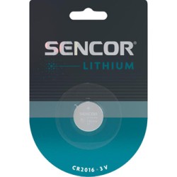 Sencor Jednorazowa litowa baterie CR2016, 1-pack