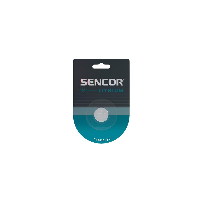Sencor Jednorazowa litowa baterie CR2016, 1-pack
