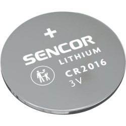 Sencor Jednorazowa litowa baterie CR2016, 1-pack
