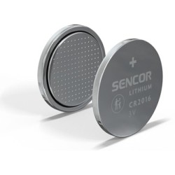 Sencor Jednorazowa litowa baterie CR2016, 2-pack