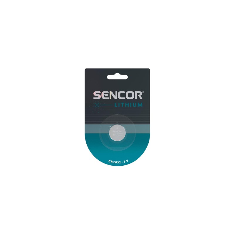 Sencor Jednorazowa litowa baterie CR2032, 1-pack