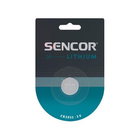 Sencor Jednorazowa litowa baterie CR2032, 1-pack
