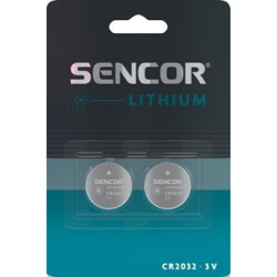 Sencor Jednorazowa litowa baterie CR2032, 2-pack