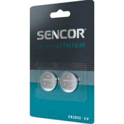 Sencor Jednorazowa litowa baterie CR2032, 2-pack