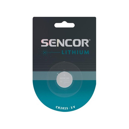 Sencor Jednorazowa litowa baterie CR2025, 1-pack