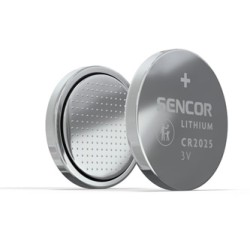 Sencor Jednorazowa litowa baterie CR2025, 2-pack