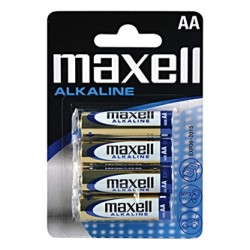 Maxell Jednorazowa alkaliczna baterie AA, 4-pack