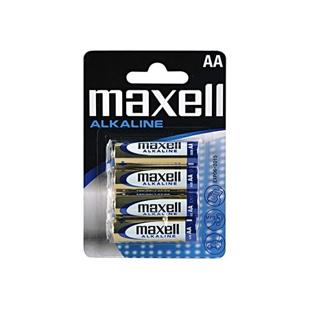 Maxell Jednorazowa alkaliczna baterie AA, 4-pack