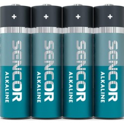 Sencor Jednorazowa alkaliczna baterie AA, 4-pack