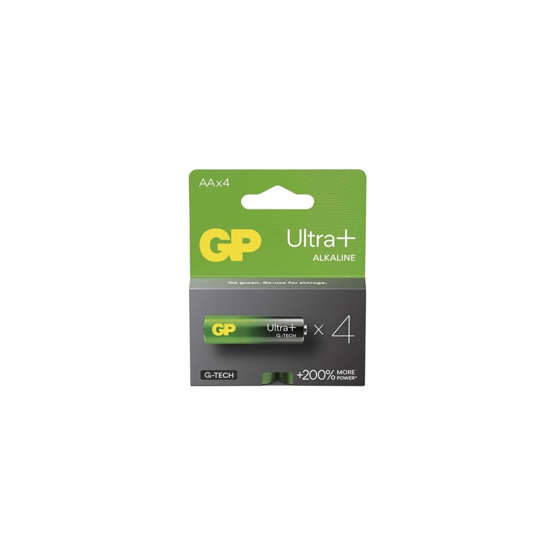 GP Ultra+ Jednorazowa alkaliczna baterie AA, 4-pack