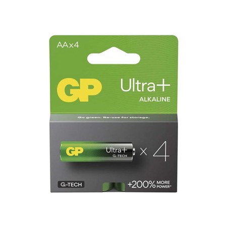GP Ultra+ Jednorazowa alkaliczna baterie AA, 4-pack