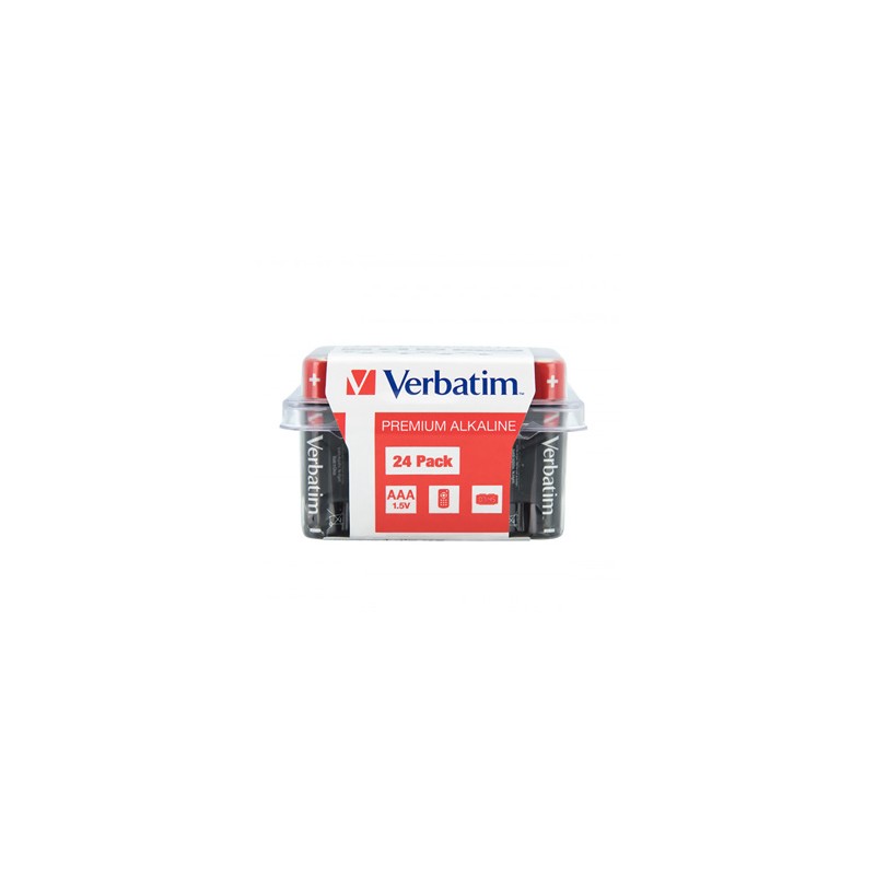 Verbatim Jednorazowa alkaliczna baterie AAA, 24-pack