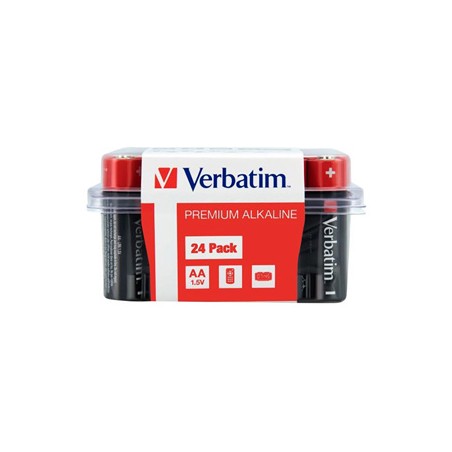 Verbatim Jednorazowa alkaliczna baterie AA, 24-pack