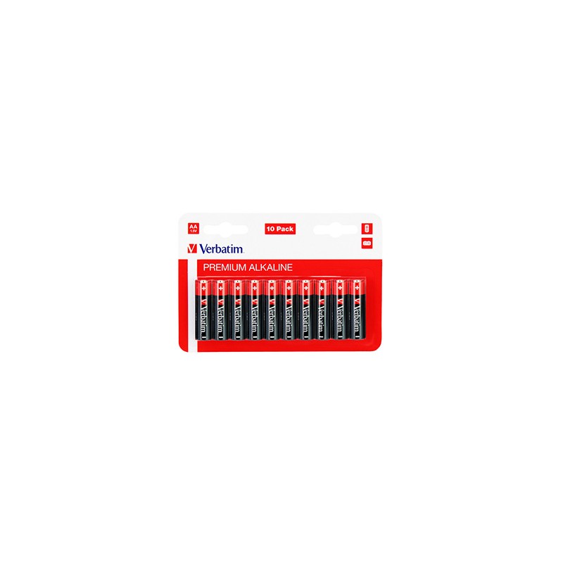 Verbatim Jednorazowa alkaliczna baterie AA, 10-pack