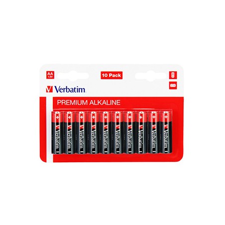 Verbatim Jednorazowa alkaliczna baterie AA, 10-pack