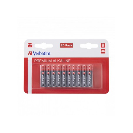 Verbatim Jednorazowa alkaliczna baterie AAA, 20-pack