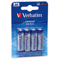 Verbatim Jednorazowa alkaliczna baterie AA, 4-pack