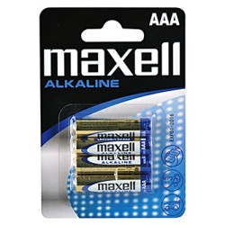 Maxell Jednorazowa alkaliczna baterie AAA, 4-pack