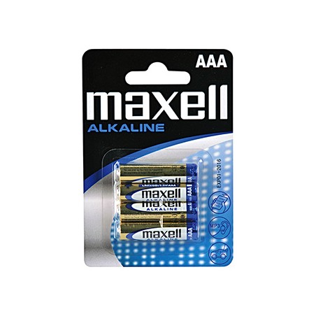Maxell Jednorazowa alkaliczna baterie AAA, 4-pack