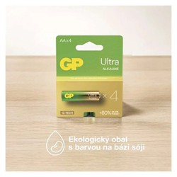 GP Ultra Jednorazowa alkaliczna baterie AAA, 8 pack
