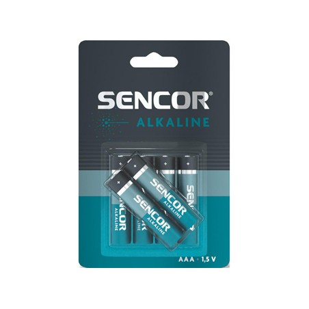 Sencor Jednorazowa alkaliczna baterie AAA, 6-pack