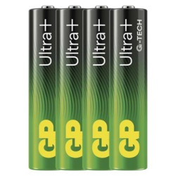 GP Ultra+ Jednorazowa alkaliczna baterie AAA, 4-pack