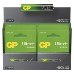 GP Ultra+ Jednorazowa alkaliczna baterie AAA, 4-pack