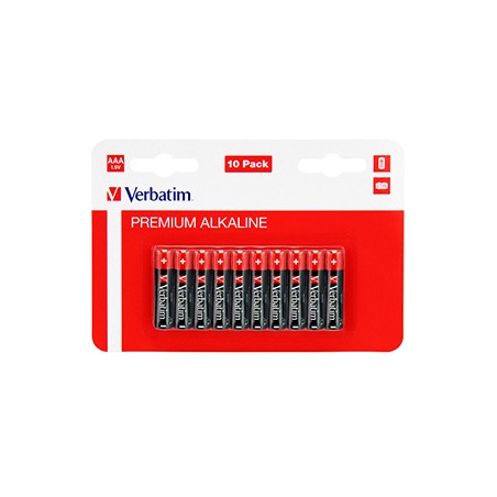 Verbatim Jednorazowa alkaliczna baterie AAA, 10-pack