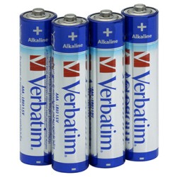 Verbatim Jednorazowa alkaliczna baterie AAA, 4-pack