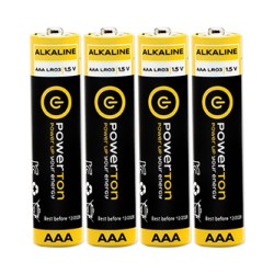 Powerton ENERGY ALKAMAX Jednorazowa alkaliczna baterie AAA, 4-pack