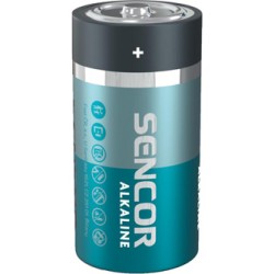 Sencor Jednorazowa alkaliczna baterie C, 2-pack