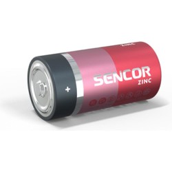 Sencor Jednorazowa cynkowo-węglowa baterie C, 2-pack