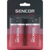 Sencor Jednorazowa cynkowo-węglowa baterie D, 2-pack
