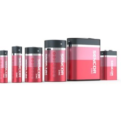 Sencor Jednorazowa cynkowo-węglowa baterie D, 2-pack