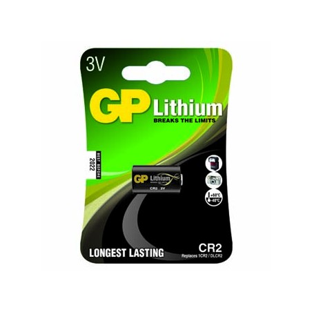 GP Jednorazowa foto litowa baterie CR2, 1-pack